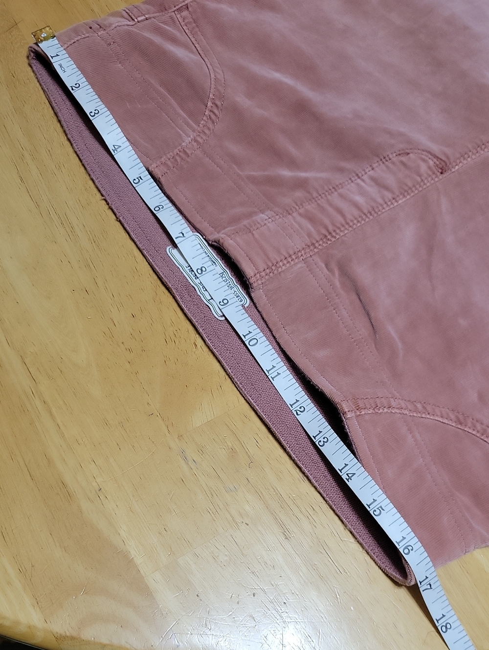 Dusty Pink Free People Stretch Flared Cords - Picture 8 of 13